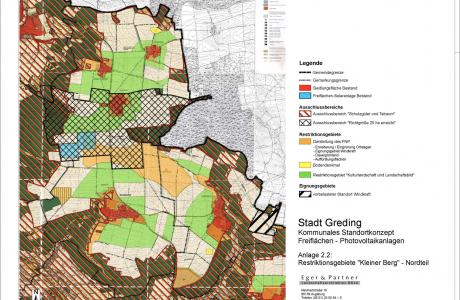 Standortkonzept Freiflächen-Photovoltaik Stadt Greding