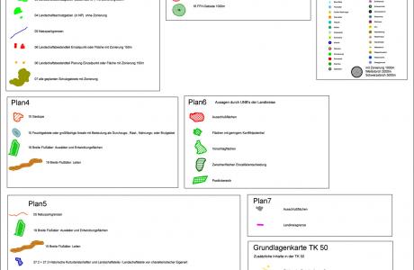 Tabuflächen für Windkraftanlagen in der Region 9