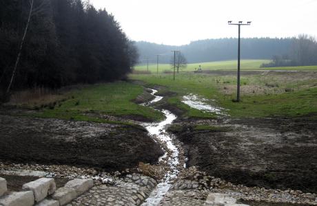 Hochwasserrückhaltebecken Haunswies, Gemeinde Affing