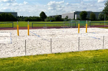 Sanierung und Umgestaltung der Finnenbahn und Sportplätze (Tennis, Basketball, Multisport) am Sportzentrum der Uni Augsburg