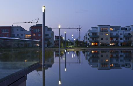 Park mit See „Am Ballonstartplatz“, Gersthofen 