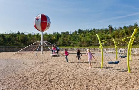 Park mit See „Am Ballonstartplatz“, Gersthofen 