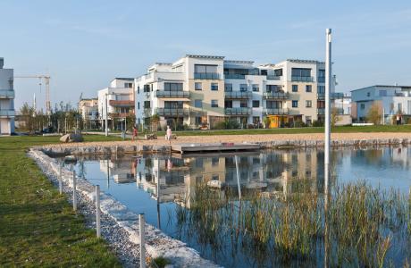 Park mit See „Am Ballonstartplatz“, Gersthofen 